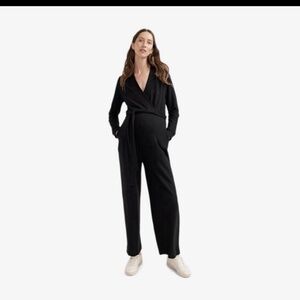 Hatch Collection The Easy Nursing Jumpsuits Size 1-Black